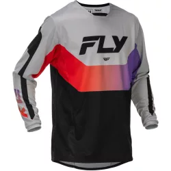FLY RACING Kinetic crossmez - Grey/Red/Purple/Black