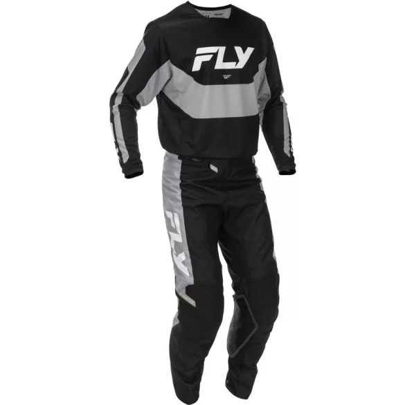 FLY RACING Kinetic motoros ruhaszett - Black/Grey