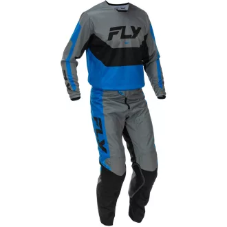   Fly Racing kinetic motoros ruhaszett - szürke/piros/Purple/fekete