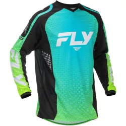 FLY RACING F-16 crossmez - Aqua/Black/White