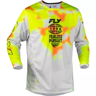   FLY RACING Kinetic Blur mez (fehér/neonsárga/narancssárga)