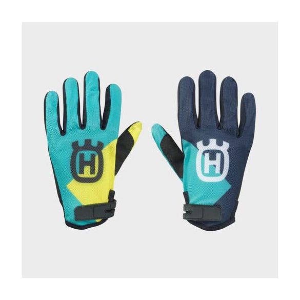 Husqvarna Railed Blue gyerek kesztyű