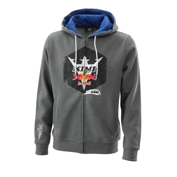 KTM Kini Hex zip hoodie,grafitszürke, L