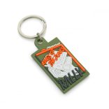 KTM Special edition desert gumi kulcstartó, zöld