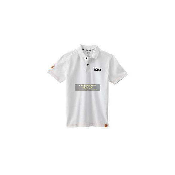 KTM Racing póló, Fehér 