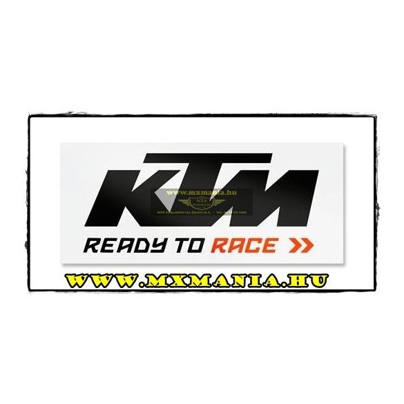 KTM 2017 Busz matrica, Fekete-Fehér színben