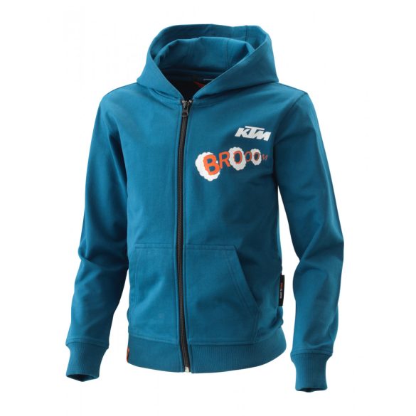 KTM  Kids Radical zip hoodie ,kék