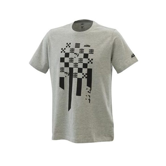KTM Radical Square póló, szürke S méret