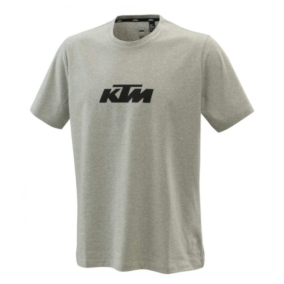 KTM Pure Logo póló, grey melange