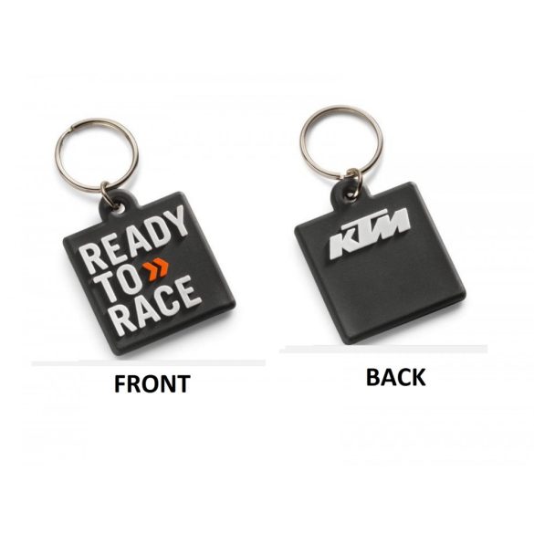 KTM Logo gumi kulcstartó, Fekete