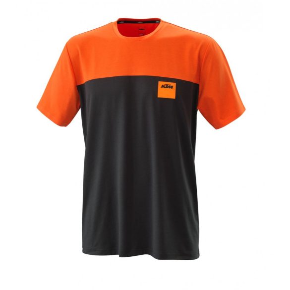 KTM Mechanic póló, fekete-narancs, XL