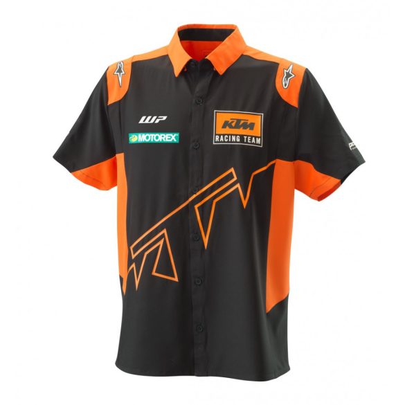 KTM Team ing, fekete-narancs, S