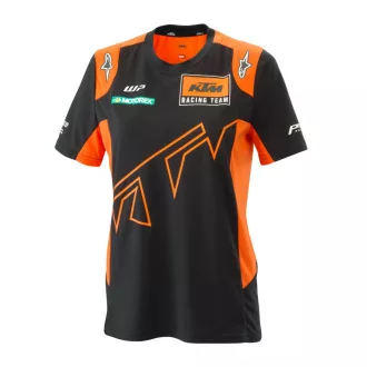 KTM team női póló, fekete , l
