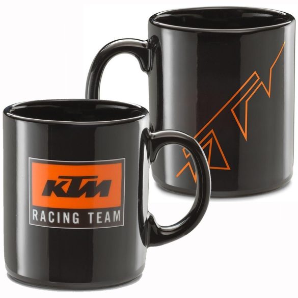 KTM Racing Team  bögre, fekete színben