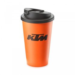 KTM Coffe to go bögre narancs színben