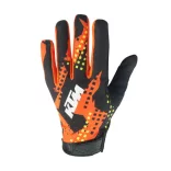 KTM gravity-fx kesztyű,narancs-fekete-sárga, S méret