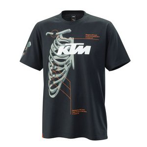 KTM Hard Knocks póló,fekete,  XS