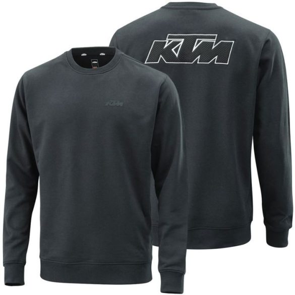 KTM Patch Crewneck  pulóver, fekete, S