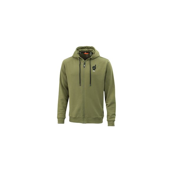 KTM MX zip pulóver, hoodie, zöld, S