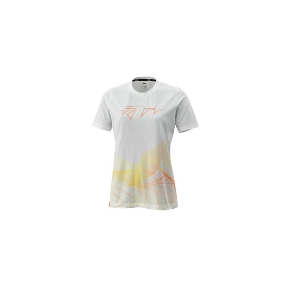KTM Graphic női   póló, fehér , XS