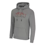 KTM Essential light grey zip kapucnis pulóver