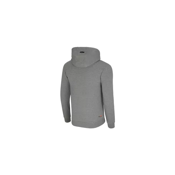 KTM Essential light grey zip kapucnis pulóver