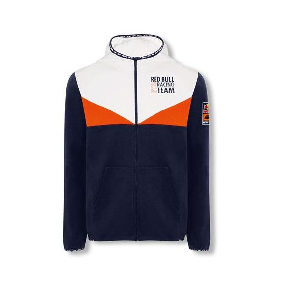 KTM Fletch zip  pulóver,  hoodie, kék-fehér-narancs, XXL