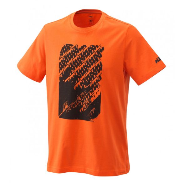 KTM Radical Logo póló, narancs,  S
