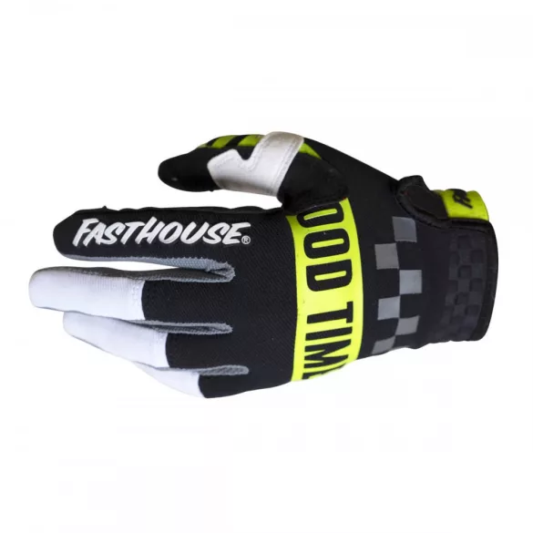 FASTHOUSE SPEEDSTYLE DOMINGO kesztyű. fekete/fehér/fluo