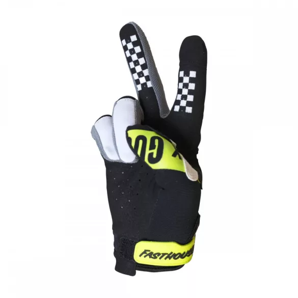 FASTHOUSE SPEEDSTYLE DOMINGO kesztyű. fekete/fehér/fluo
