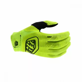 Troy lee designs air solid cross kesztyű, flo sárga