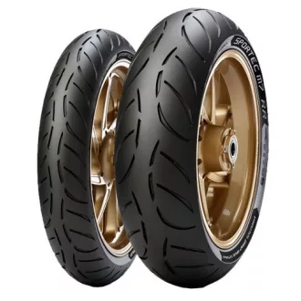   METZELER KOMPLET OPON (4042800/23) 120/70ZR17 SPORTEC M7 RR (M) (58W) TL M/C PRZÓD DOT 2023 + (2450500/23) 190/55ZR17 SPORTEC M7 RR (75W) TL M/C TYŁ DOT 2023