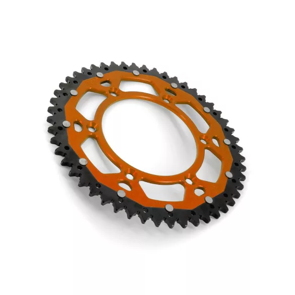 ART Dual hátsó lánckerék 48 fogas, Aluminum/Steel, narancs