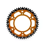 ART Dual hátsó lánckerék 50 fogas, Aluminum/Steel, narancs