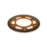 ART Dual hátsó lánckerék 51 fogas, Aluminum/Steel, narancs