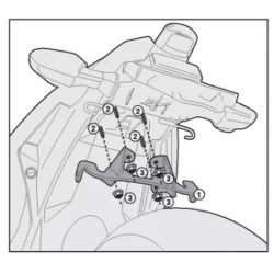   KAPPA ADAPTER TE4108K OLDALKONZOL FELSZERELÉSÉHEZ KZ4108 HÁTSÓ KONZOL HASZNÁLATA NÉLKÜL
