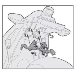 KAPPA ADAPTER TE4108K OLDALKONZOL FELSZERELÉSÉHEZ KZ4108 HÁTSÓ KONZOL HASZNÁLATA NÉLKÜL
