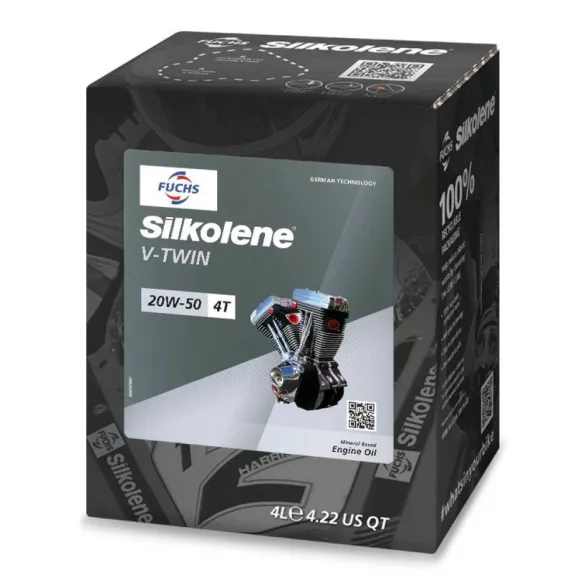 FUCHS SILKOLENE V-Twin 20W-50 4L Mineral