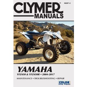 Clymer szerelési kézikönyv, Yamaha YFZ450 & R (04-17)