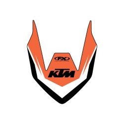   KTM első sárvédő matrica, Factory Effex több féle motorhoz KTM