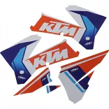 KTM EVO matrica szett, KTM EXC/SX 125/200/250/300 2005-2007 motorhoz