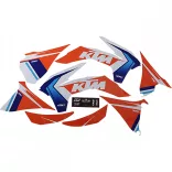 KTM EVO matrica szett, KTM EXC/SX/XC/XC-F  2013-2016 motorhoz