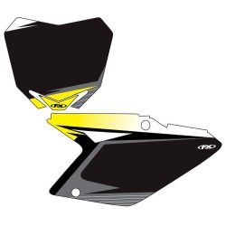   Suzuki rajtszámtartó matrica szett, Factory Effex több féle motorhoz