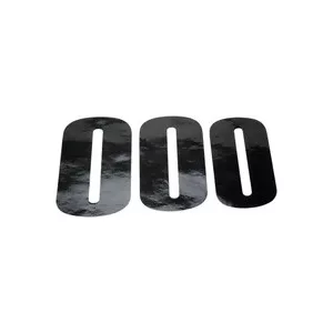 Moose Racing Rajtszám #0, 15 cm, fekete