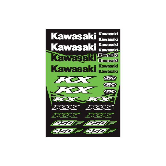 Factory Effex Kawasaki KX-F matrica szett