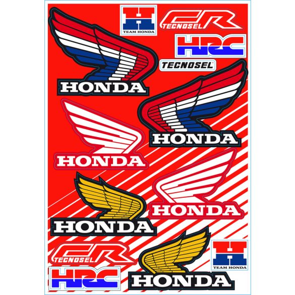 Tecnosel Honda Vintage matrica ív