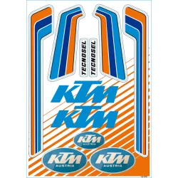 Tecnosel Ktm Vintage matrica ív