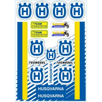 Husqvarna tecnosel vintage matrica ív