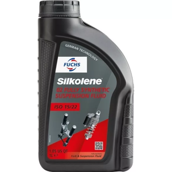 FUCHS SILKOLENE 02 Fully Synthetic Suspension Fluid 1L (ISO 15/22)