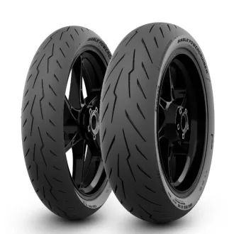   PIRELLI KOMPLET OPON (4586900/25) 130/90B16 DIABLO POWERCRUISER REINF 73H TL M/C PRZÓD DOT 2025 + (4587000/25) 150/80B16 DIABLO POWERCRUISER REINF 77H TL M/C TYŁ DOT 2025 + GŁOŚNIK JBL